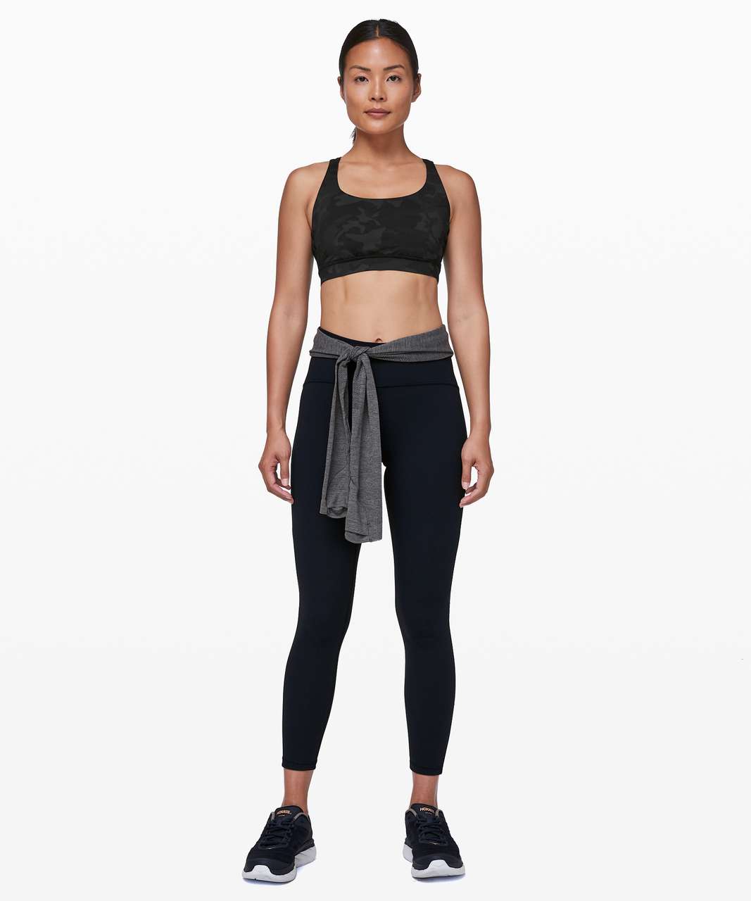 Lululemon energy bra in Incognito Camo Multi Grey, Women's Fashion