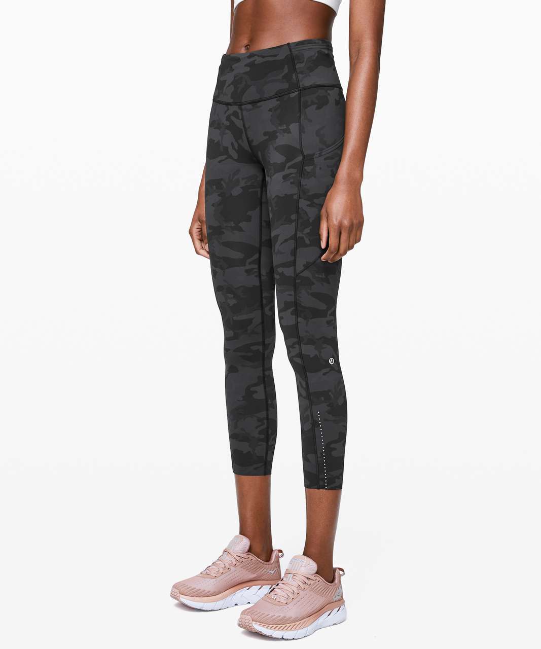 Lululemon Fast and Free Tight II 25" *Nulux - Incognito Camo Multi Grey