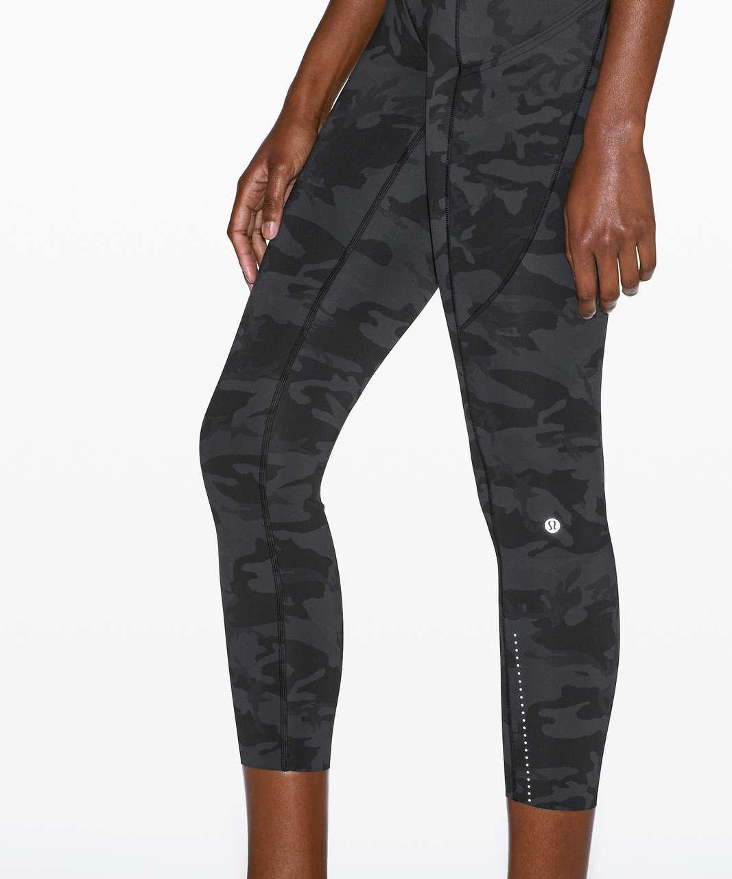 lululemon athletica, Pants & Jumpsuits, Lululemon Fast And Free Ii Tight  Camo Leggings 6 Pockets Nulux Gray Incognito