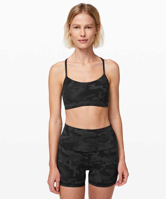 Lululemon Flow Y Bra Nulu *Light Support, A–C Cups - Faded Zap - lulu  fanatics