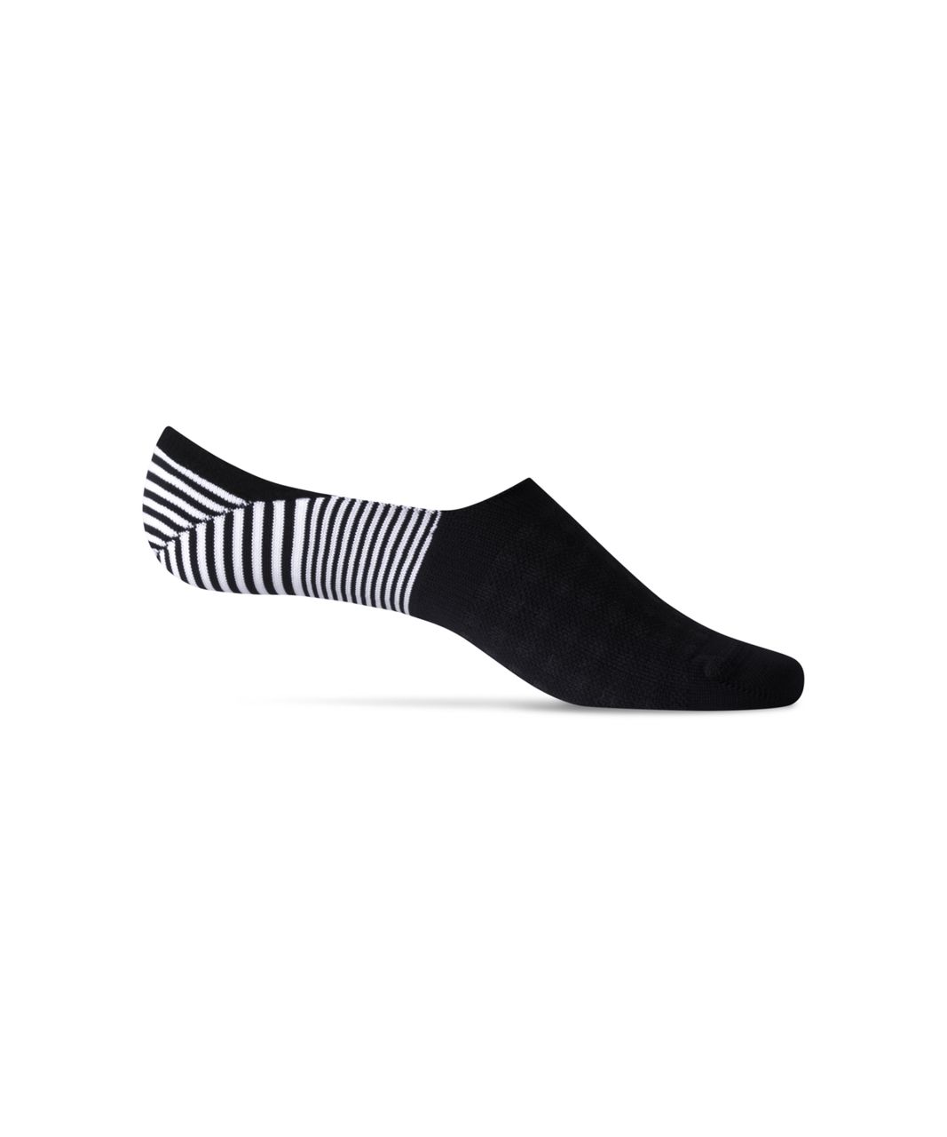 Lululemon Secret Sock - Black / White (First Release) - lulu fanatics