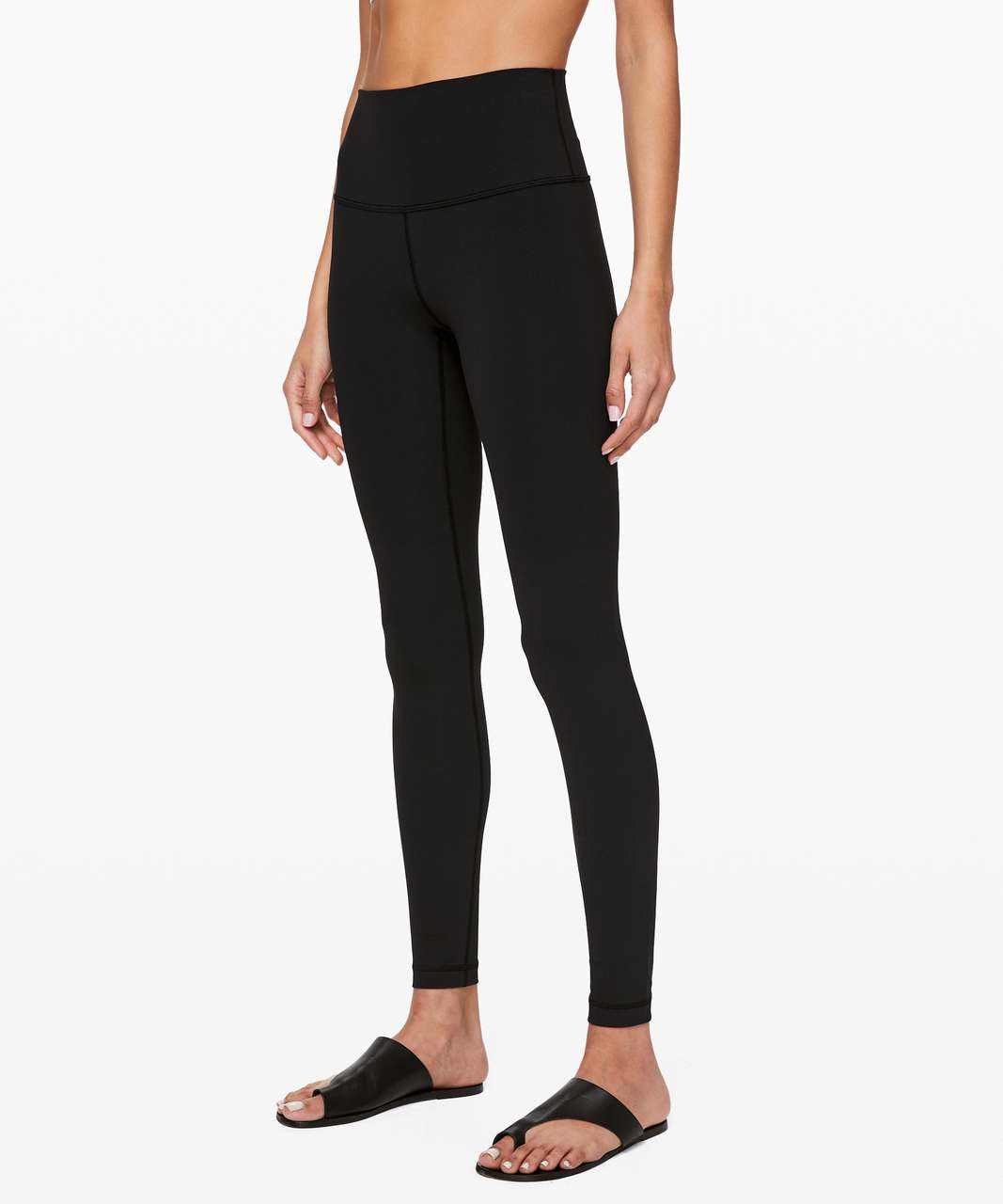 Lululemon Wunder Under High Rise Mix & Mesh Black Luxtreme