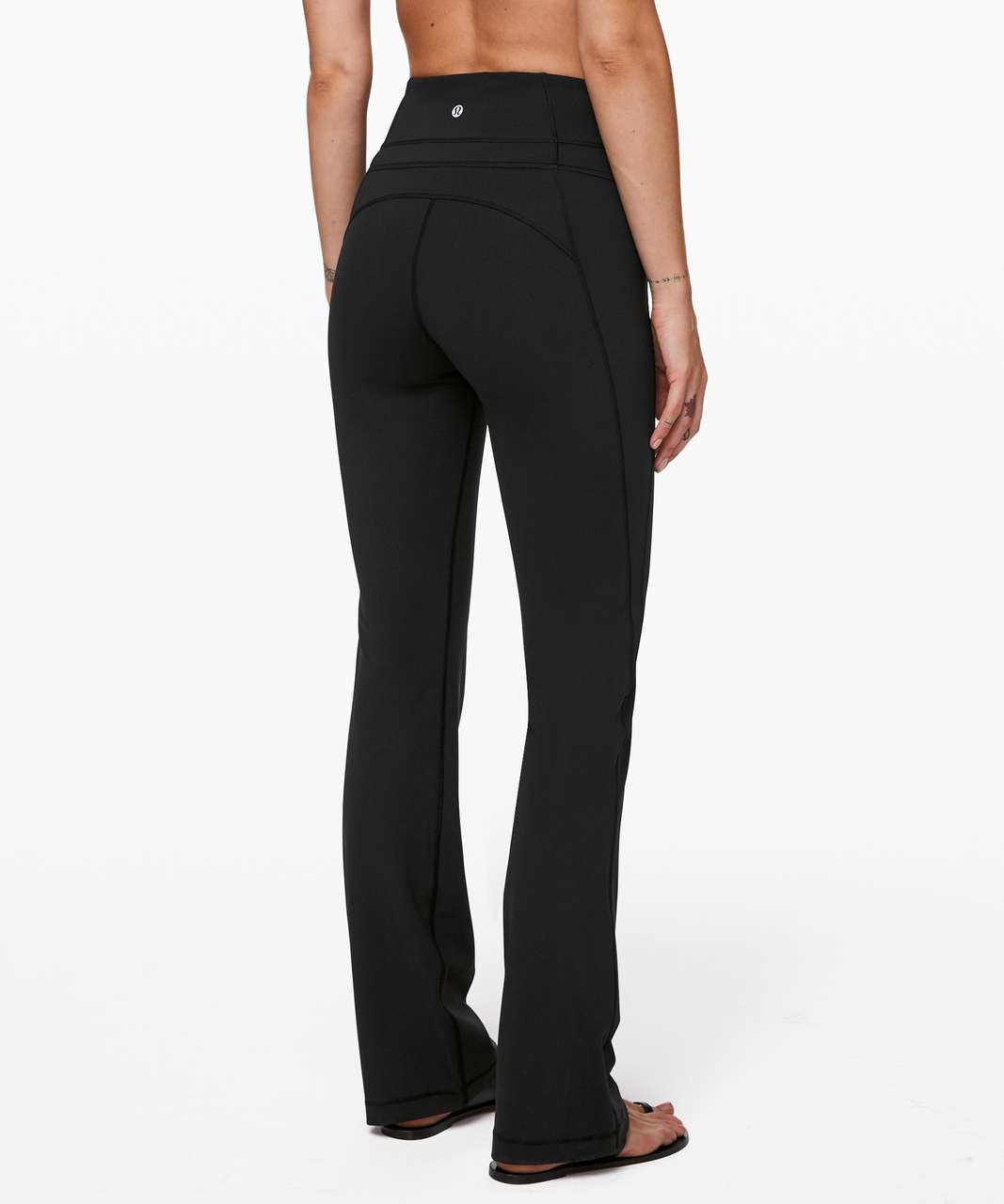 Lululemon Groove Pant Bootcut 32 Full-On Luxtreme - Black - lulu fanatics