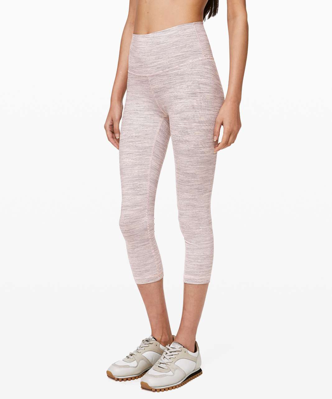 Lululemon Wunder Under 7/8 Tight 25” Size 4 Blush Blossom Alpine White  Candy Pink