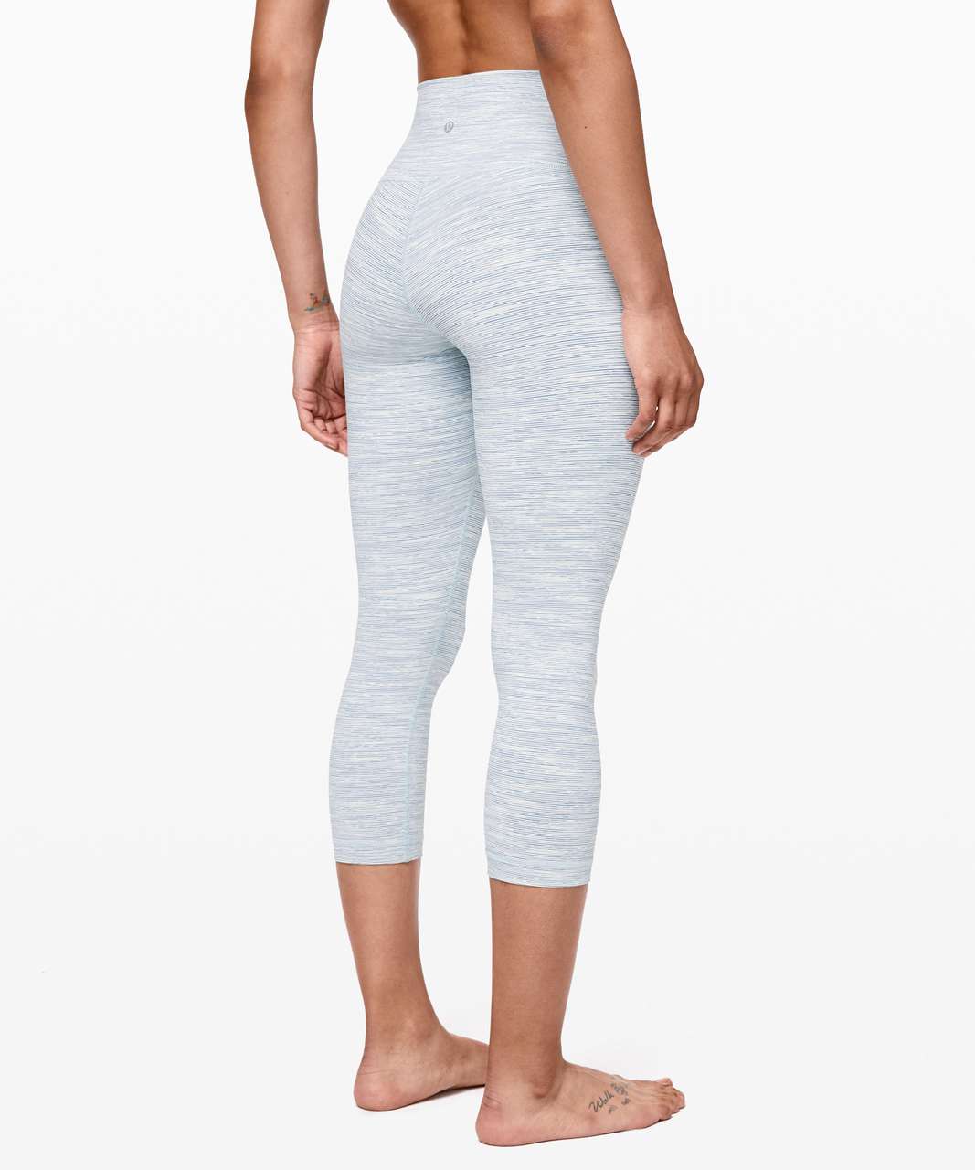 LULULEMON WUNDER TRAIN High Rise Crop 21” Chambray Everlux Size 4 NWT  $80.00 - PicClick