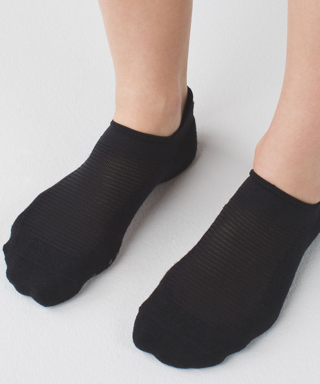 Lululemon Heels High Studio Sock - Black / Battleship