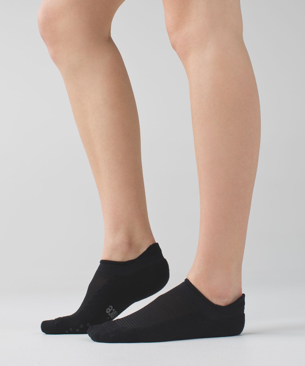 Lululemon Heels High Studio Sock - Black / Battleship