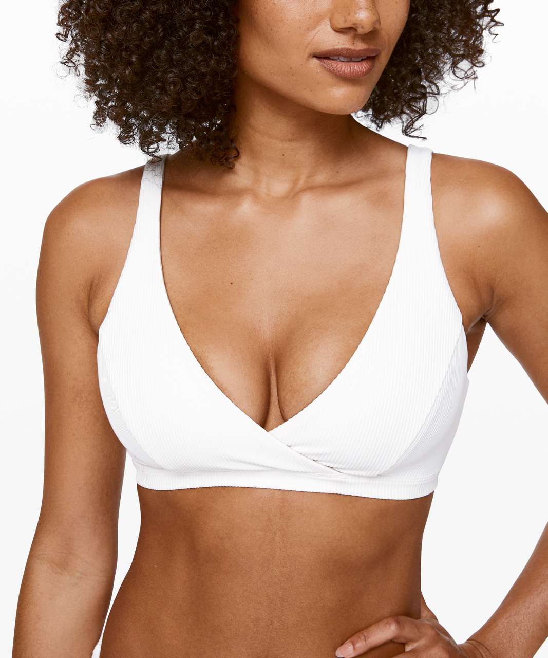 Lululemon Clear Waters Bikini Top - White