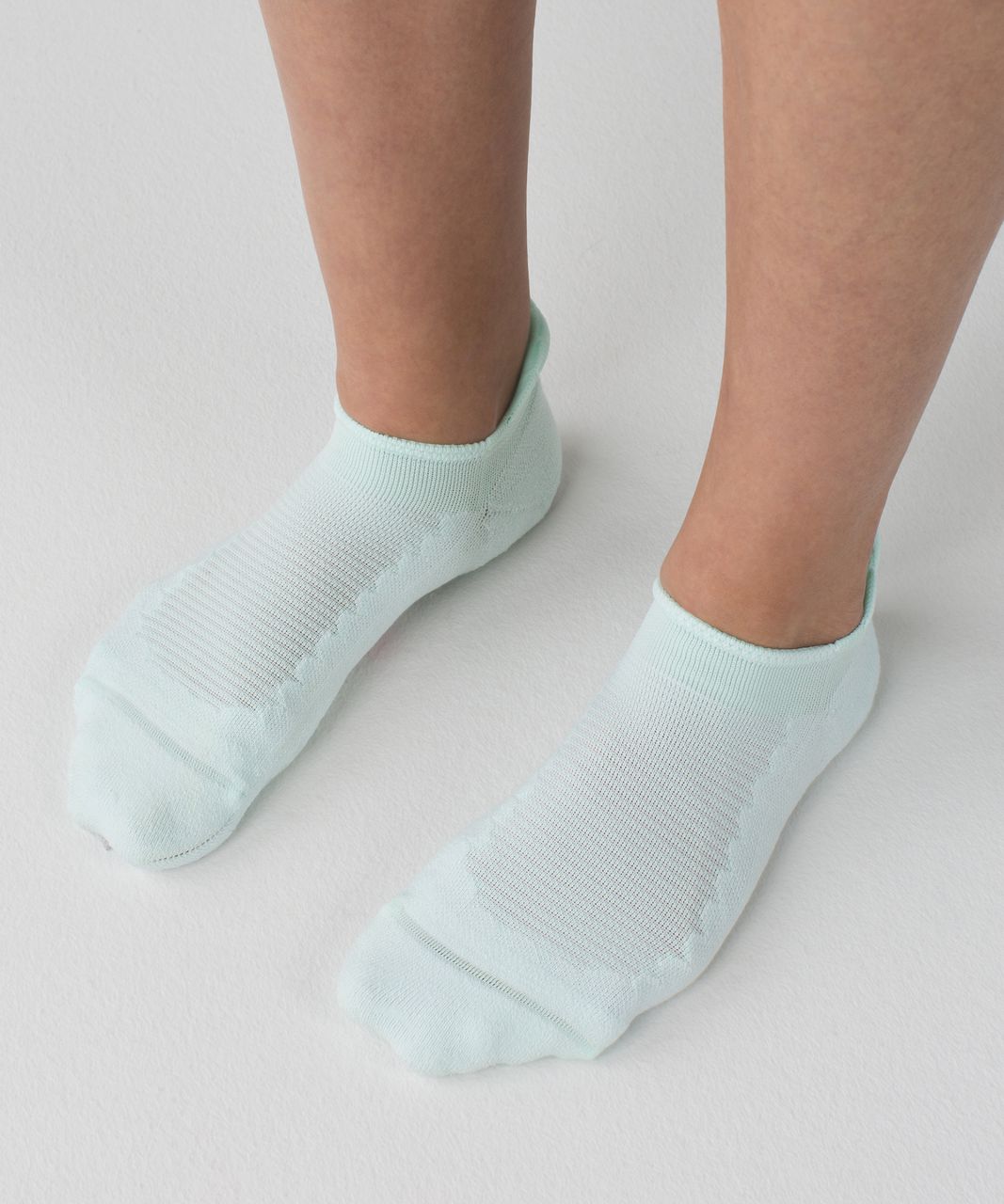 Lululemon Heels High Studio Sock - Sea Mist / Pink Paradise