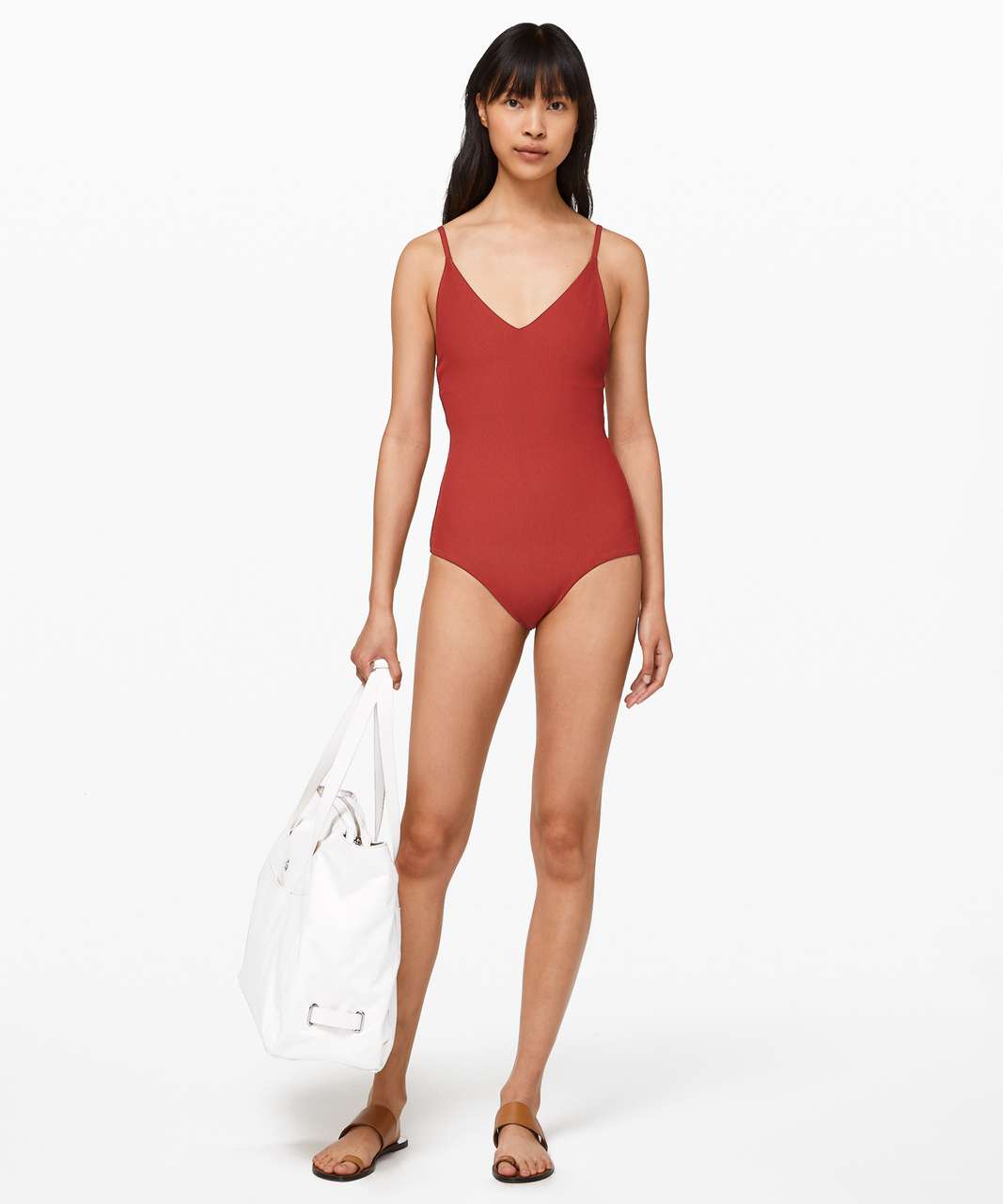 Lululemon Poolside Pause One-Piece - Cayenne