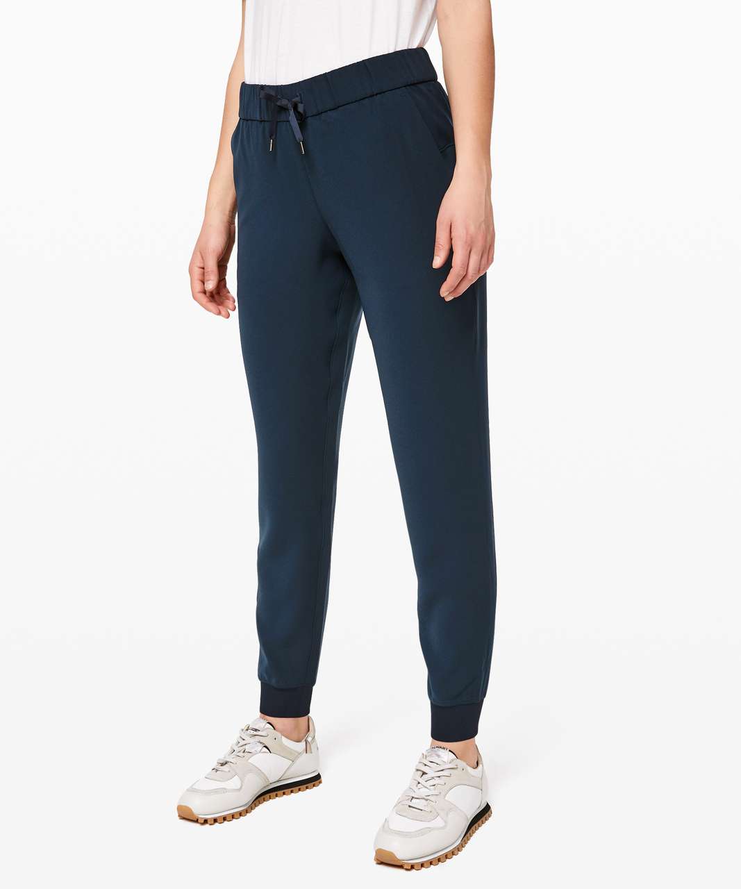 Revive Cuffed Jogger - Navy Blue, Women's Pants