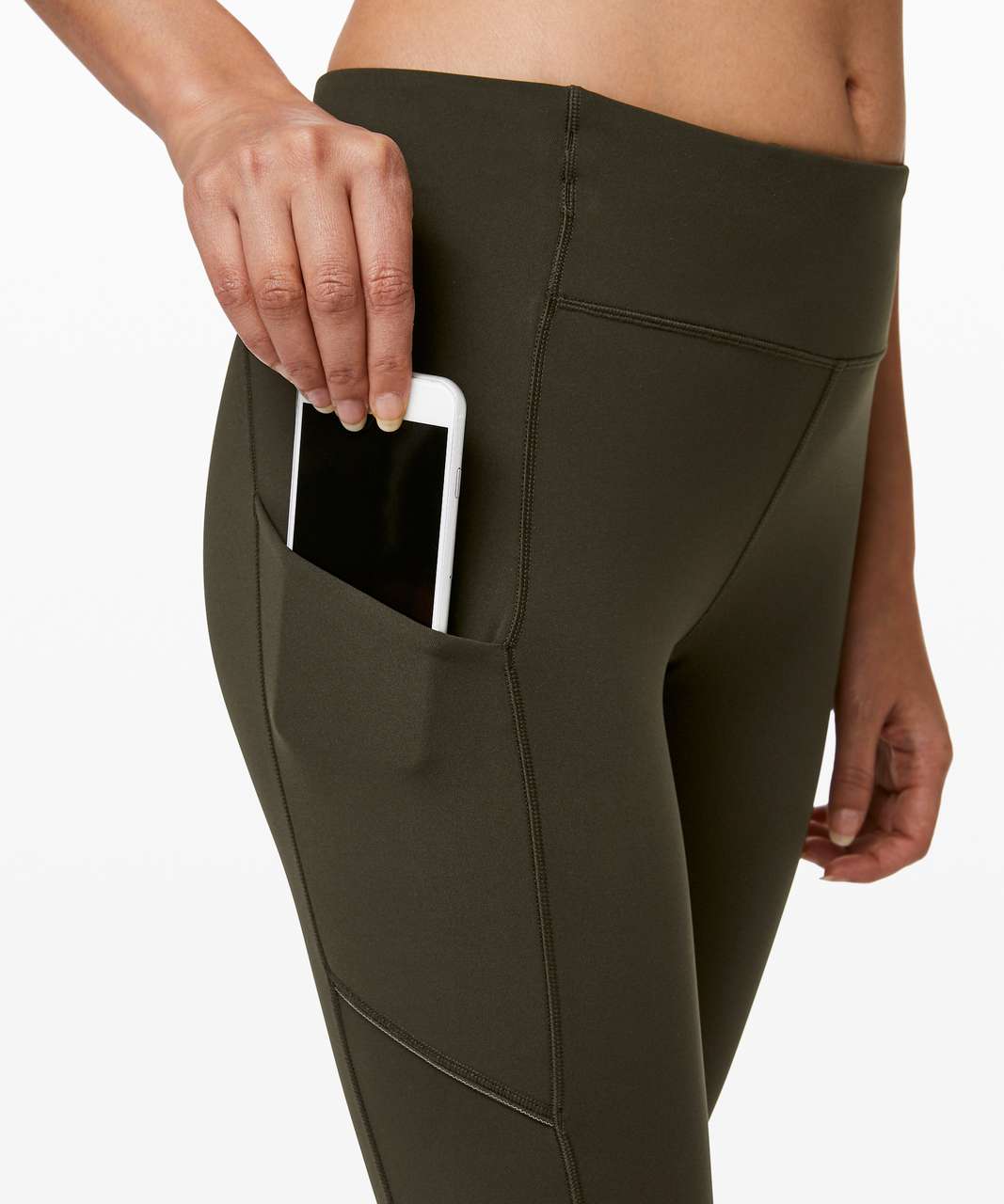 Lululemon Speed Up Tight 25" - Dark Olive