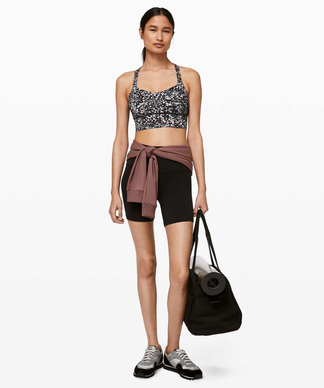 Lululemon Free To Be Bra *Long Line - Floral Spritz Multi