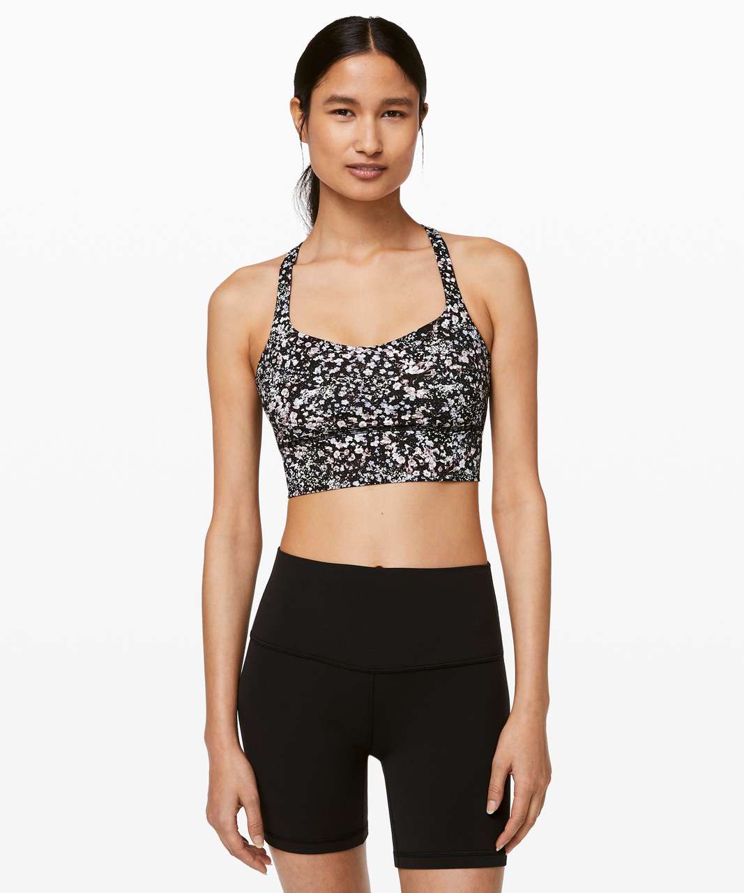 Lululemon Free To Be Bra *Long Line - Floral Spritz Multi