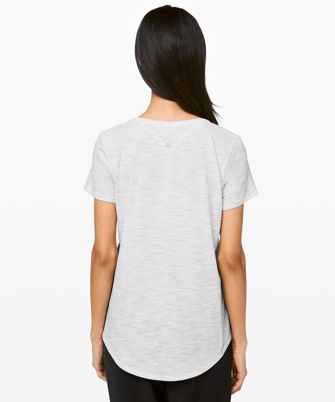 Lululemon Love Crew III - 3 Colour Space Dye Ice Grey Alpine White