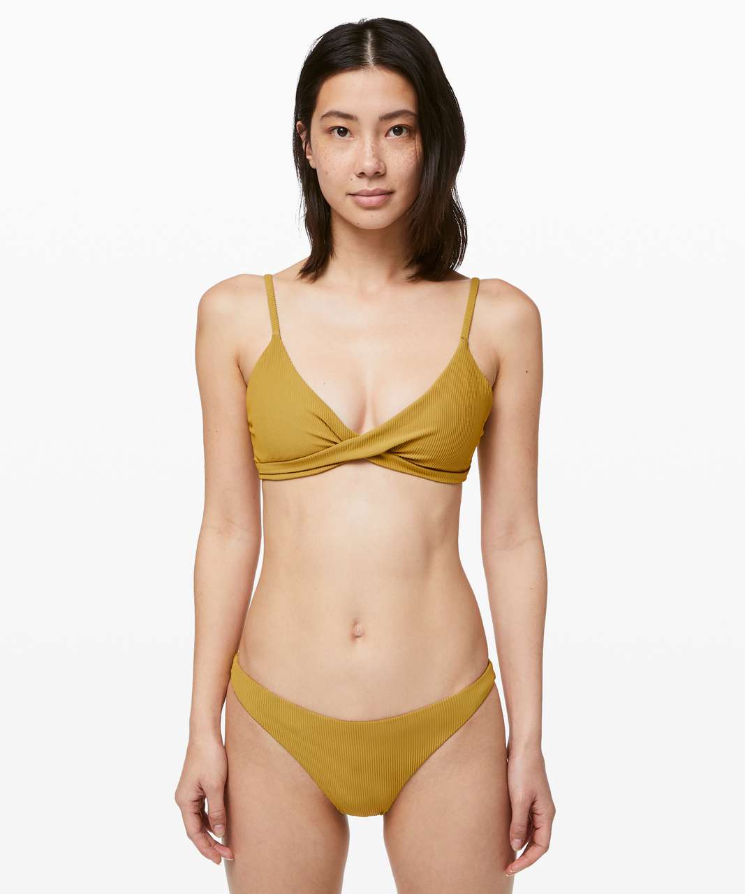 Lululemon Beach Boss Bikini Top - Vintage Gold