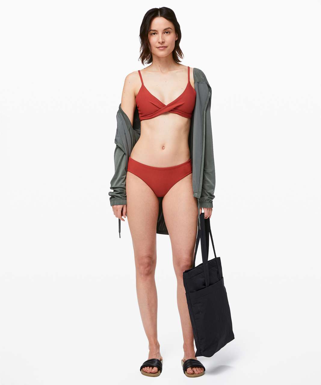 Lululemon Beach Boss Bikini Top - Cayenne