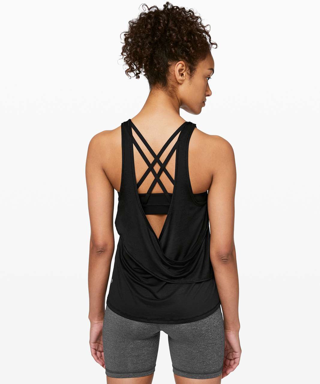 Lululemon Reenergized 2-in-1 Tank - Black / Black