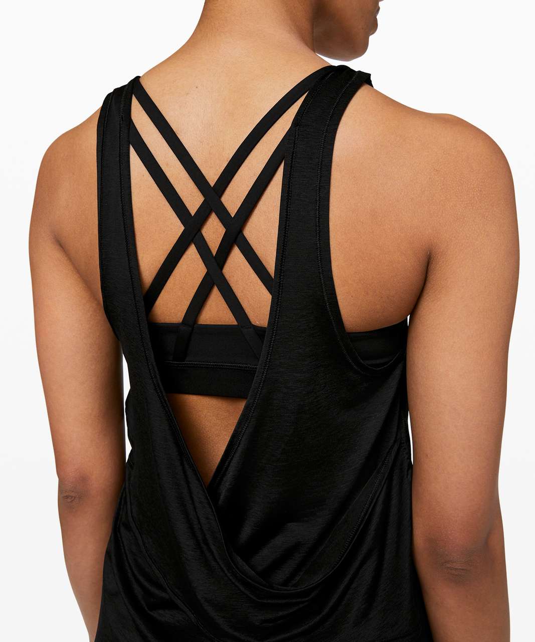 Lululemon Reenergized 2-in-1 Tank - Black / Black