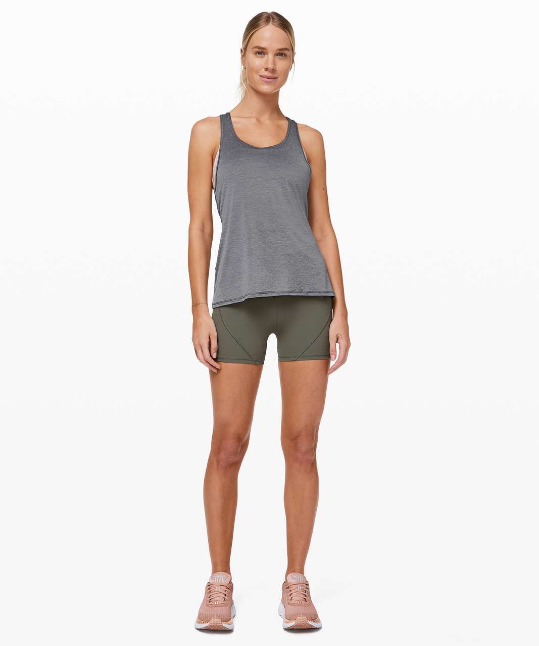 Lululemon Reenergized 2-in-1 Tank - Solar Grey / Muse - lulu fanatics