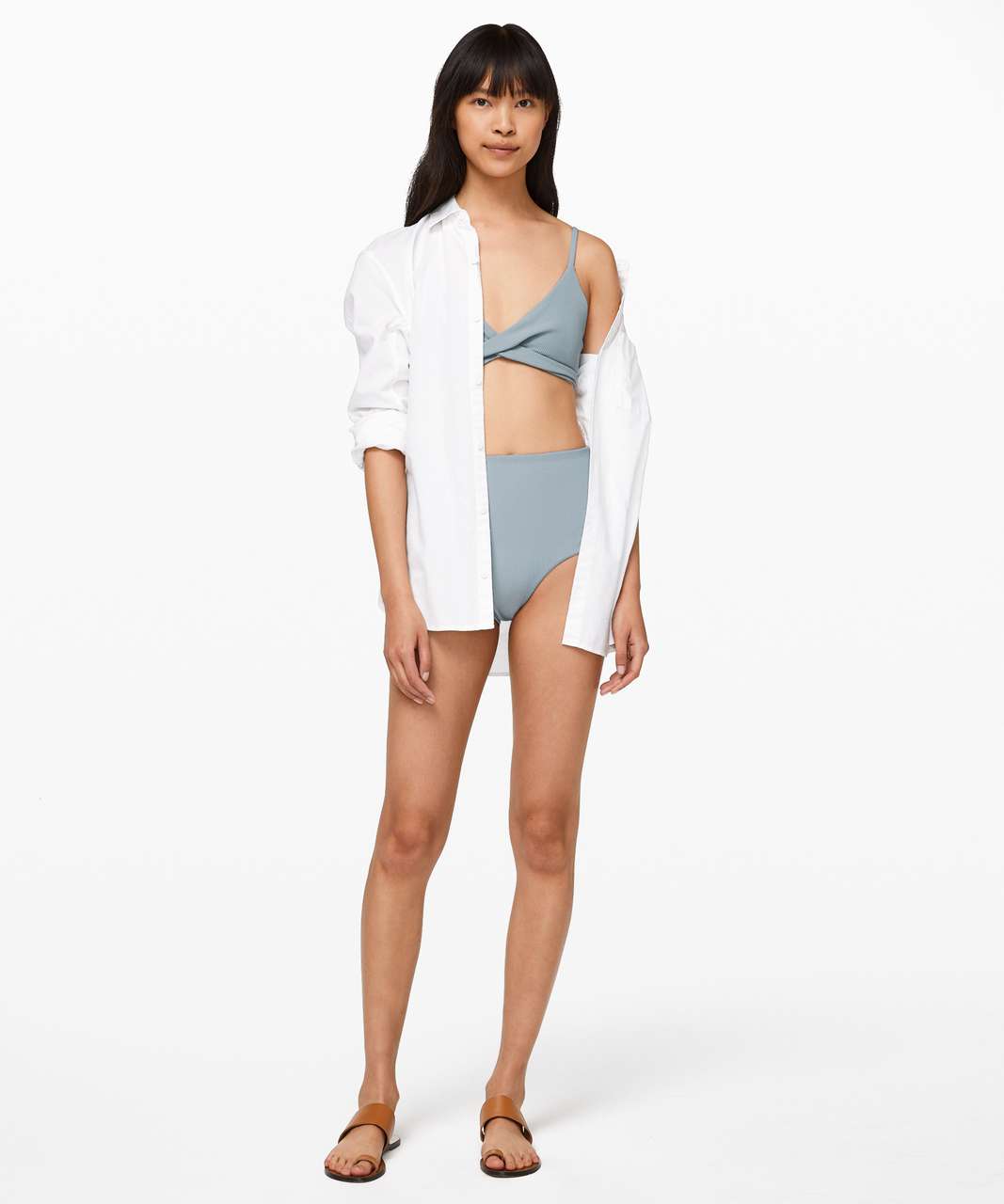 Lululemon Clear Waters High-Rise Med Bottom - Chambray