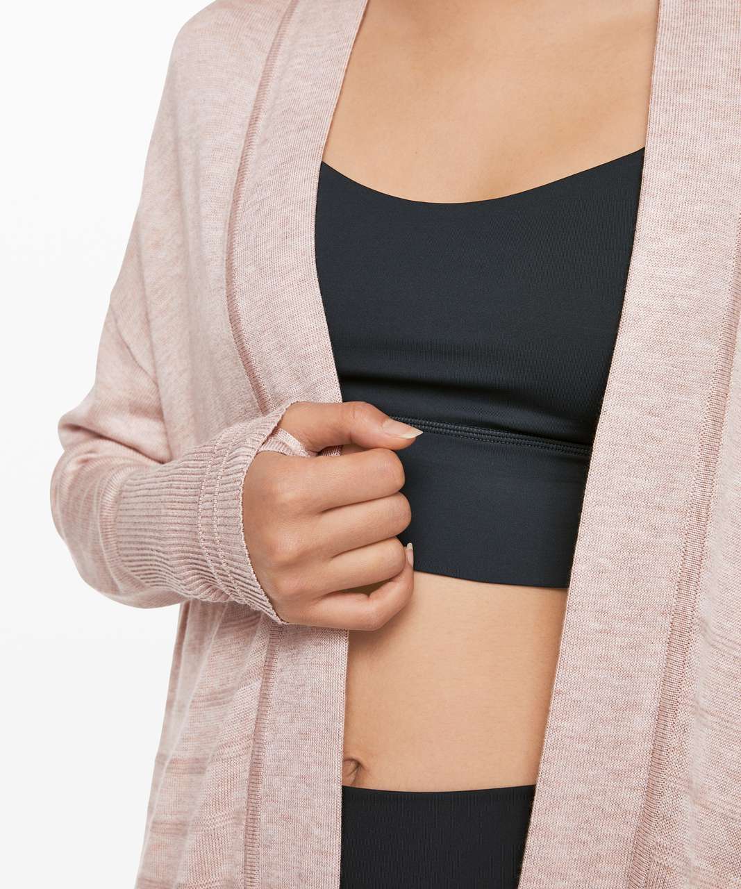 Lululemon Graceful Embrace Wrap In Heathered Pink Bliss