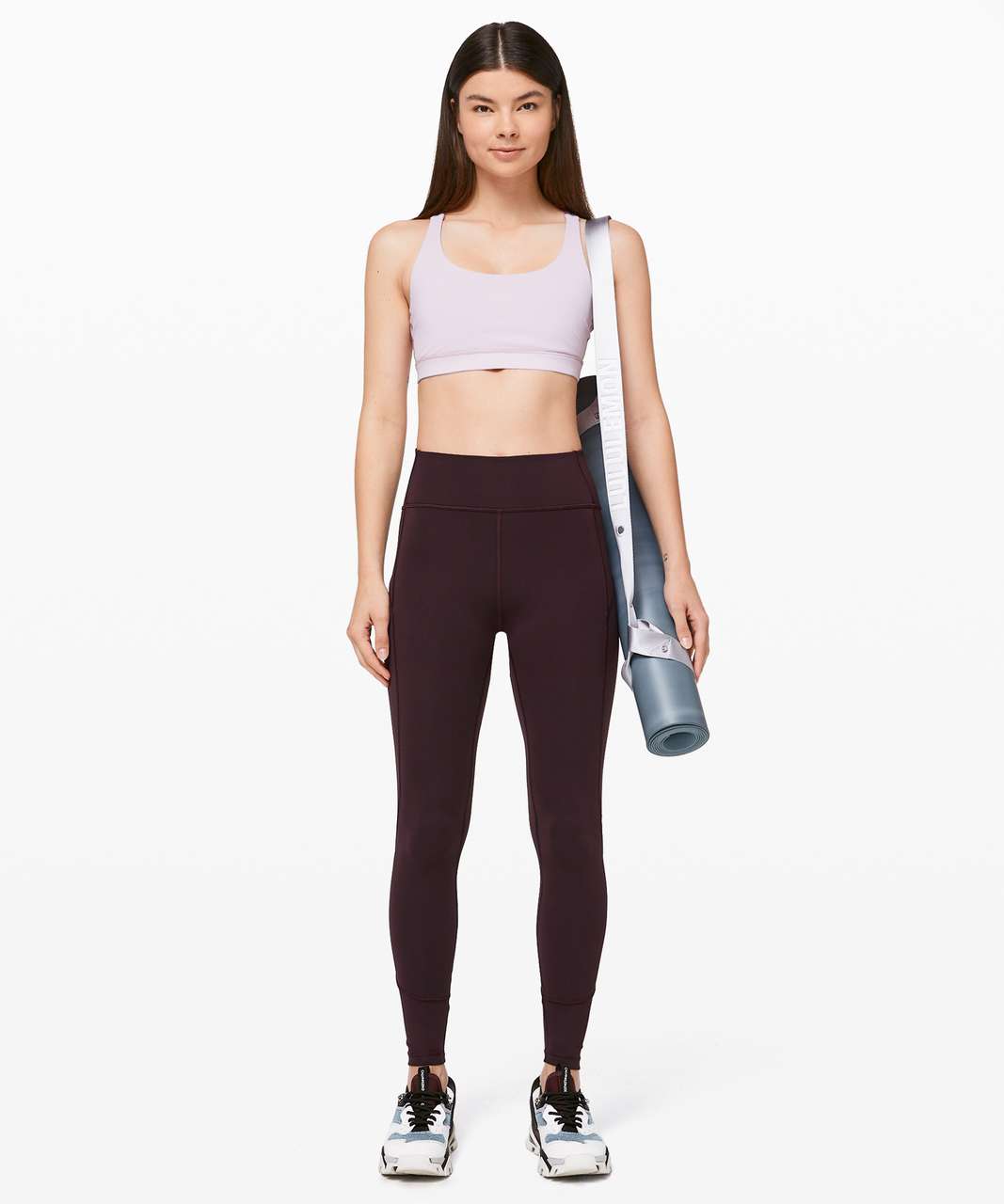 Lululemon In Movement Tight 25 *everlux In Plum Shadow