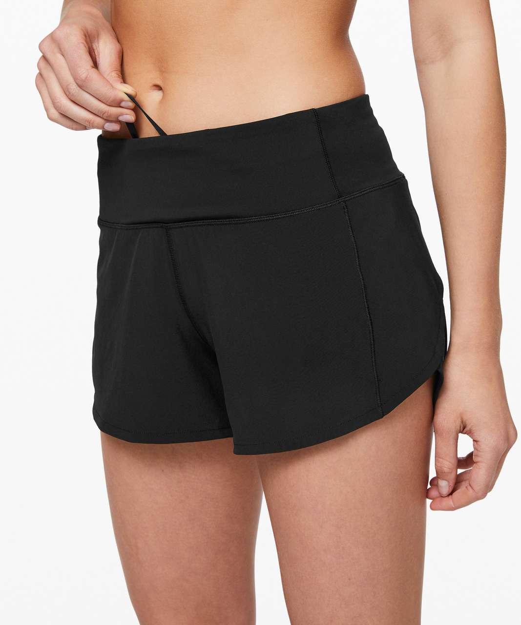 Lululemon Speed Short (Perforated 2.5) - Black - lulu fanatics