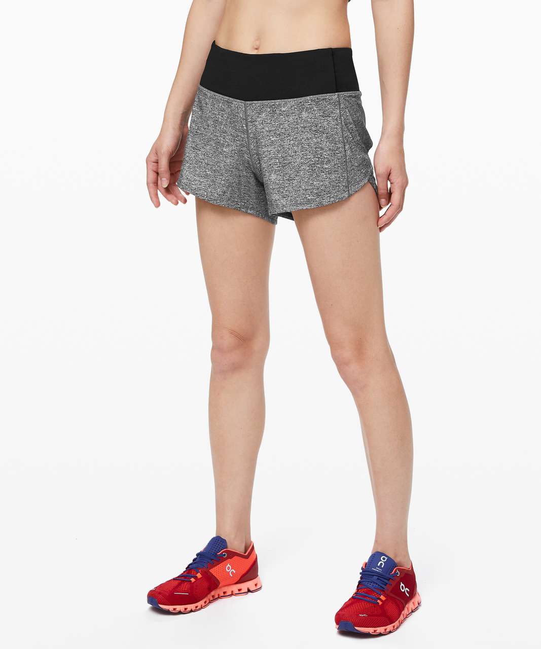 Lululemon Speed Up Short Long *4 Updated Fit - Heather Lux Multi