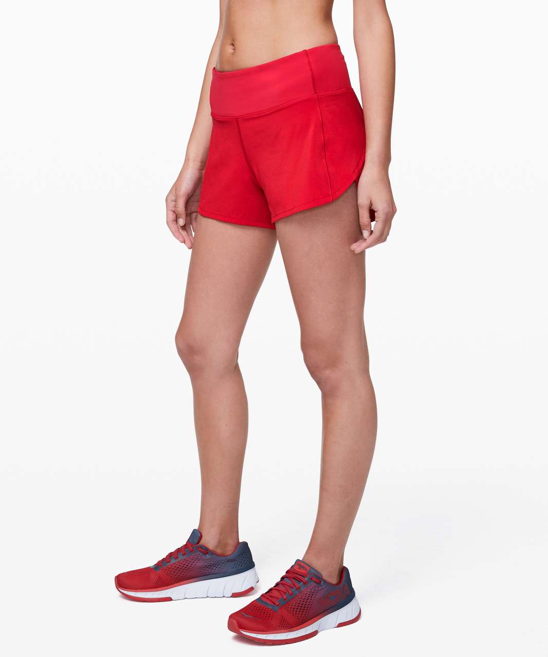 Lululemon Speed Up Short Long *4" Updated Fit - Flamenco Red