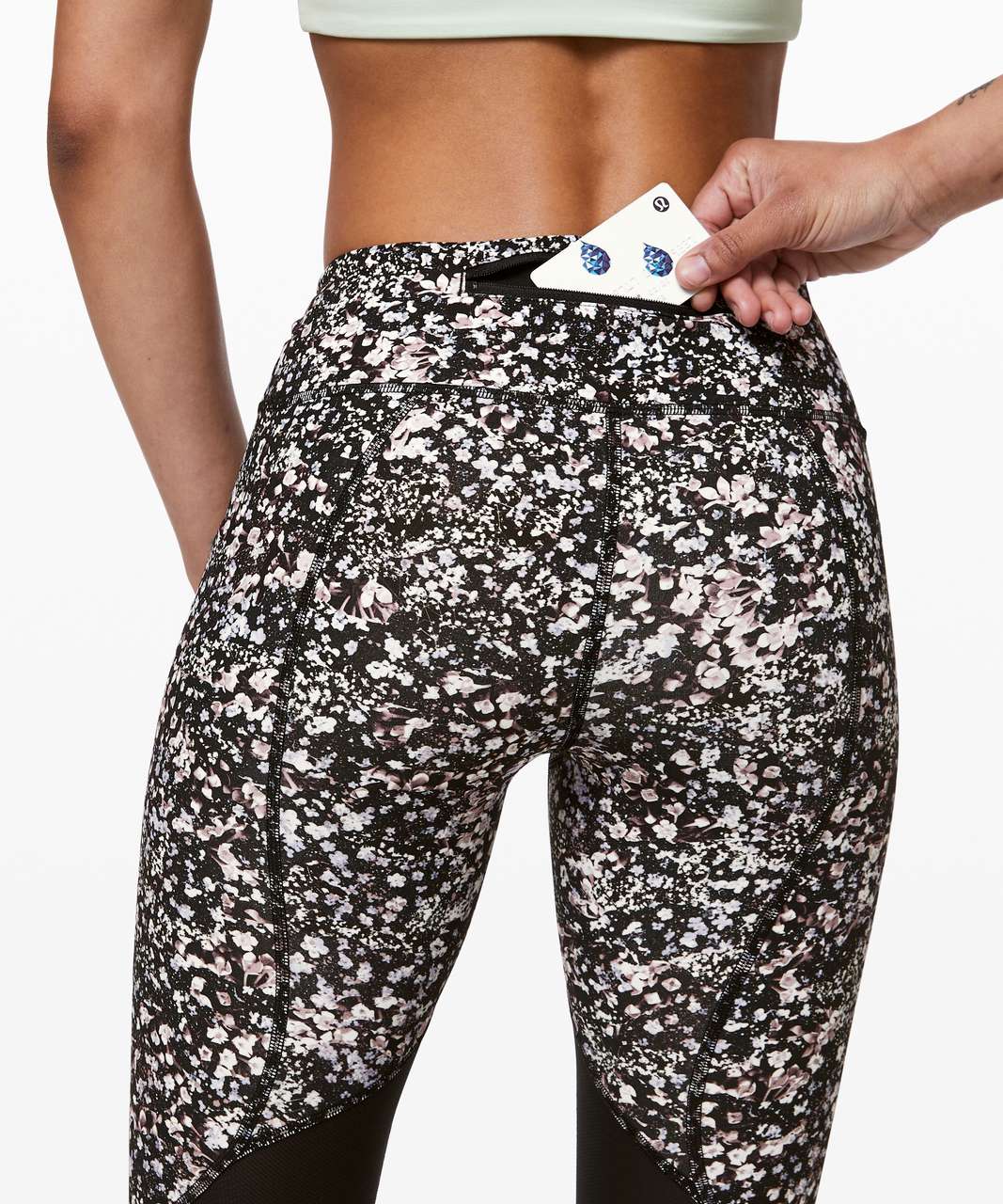 Lululemon Pace Rival Crop Leggings Spotted Animal Print Womens 4