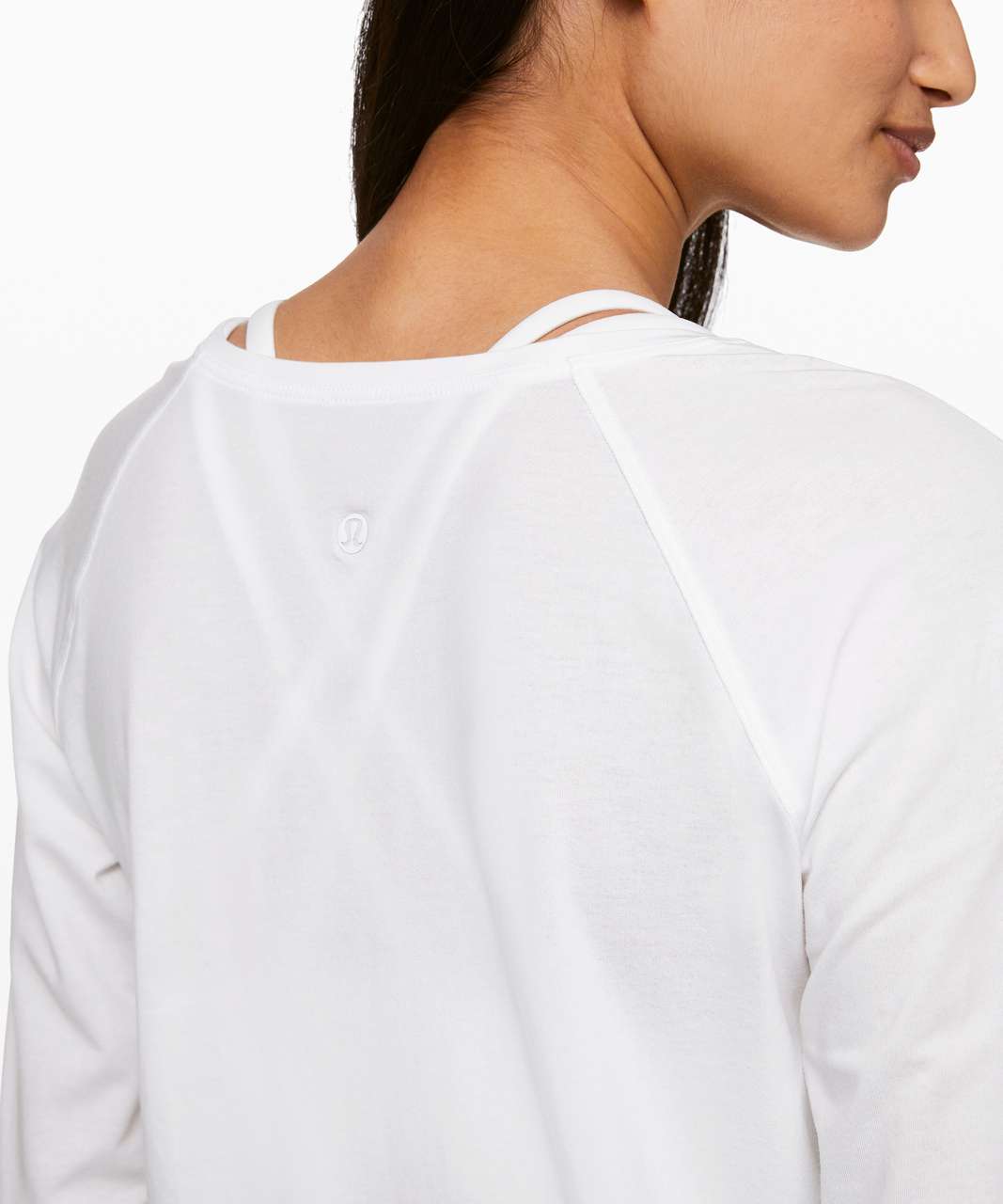 White Lululemon Long Sleeve Shirt