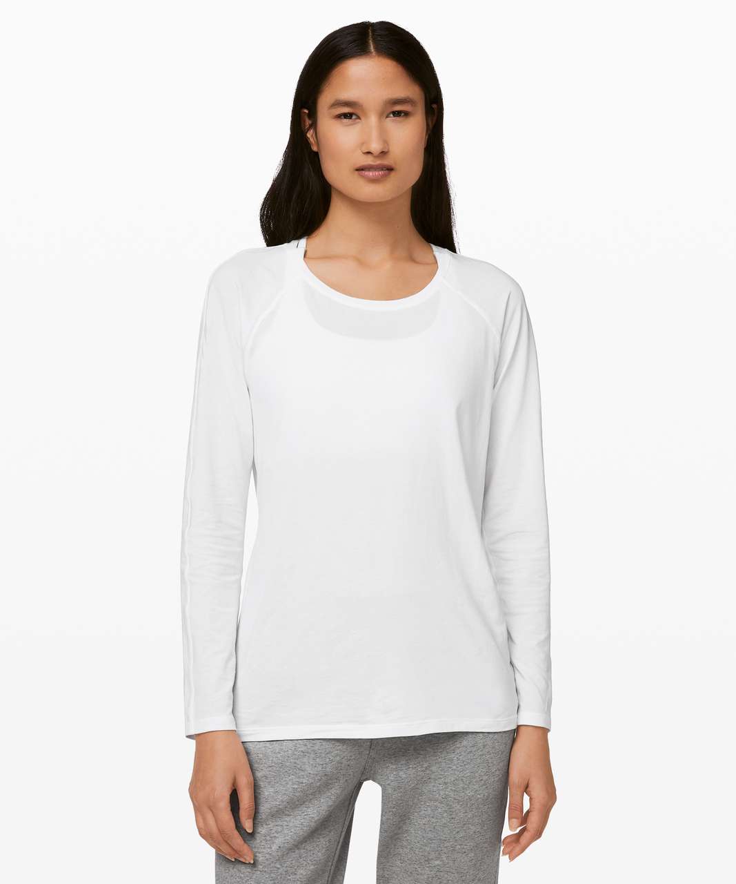 Lululemon Emerald Long Sleeve - White