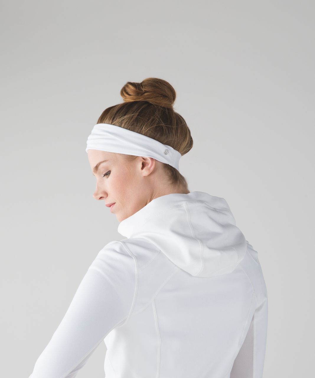 Lululemon Fringe Fighter Headband - White / Heathered White