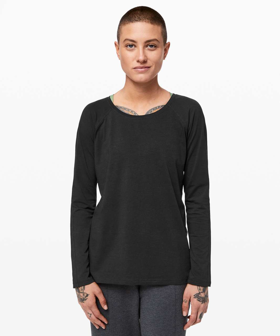 Lululemon Emerald Long Sleeve - Black