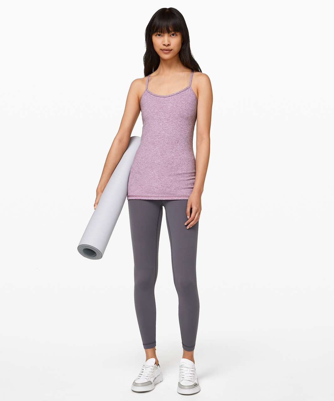 Lululemon Power Y Tank *Luon - Heathered Jubilee