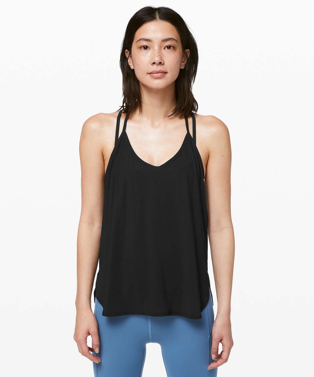 Lululemon Delicate Day Tank - Black - lulu fanatics