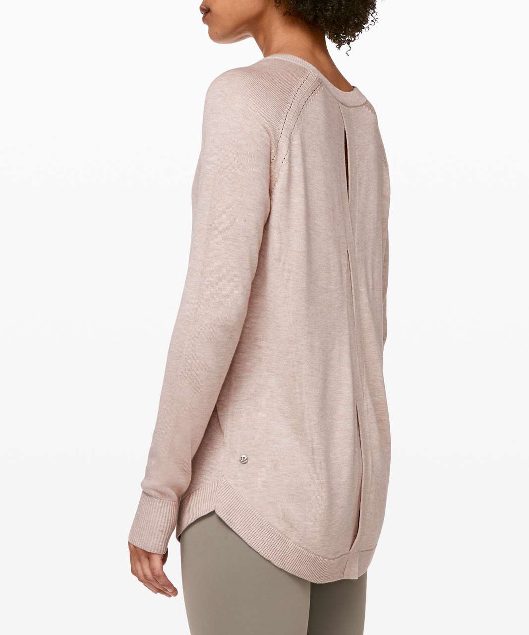 Lululemon Lead with Your Heart Sweater - Heathered Pink Bliss