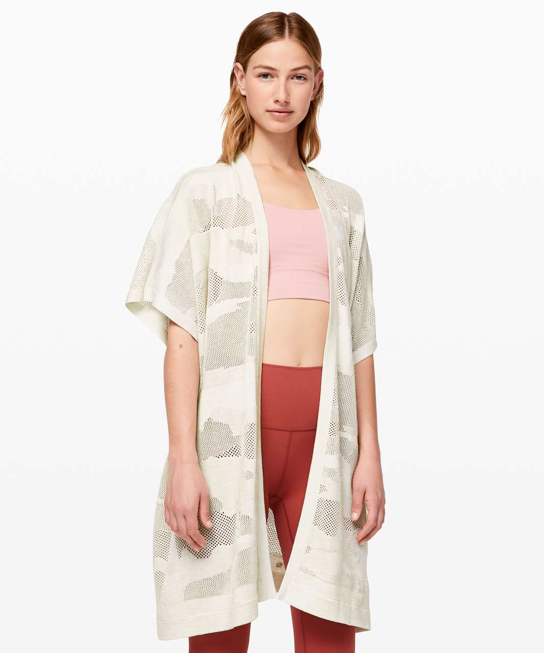 Lululemon Find Your Light Wrap - Heathered Light Ivory