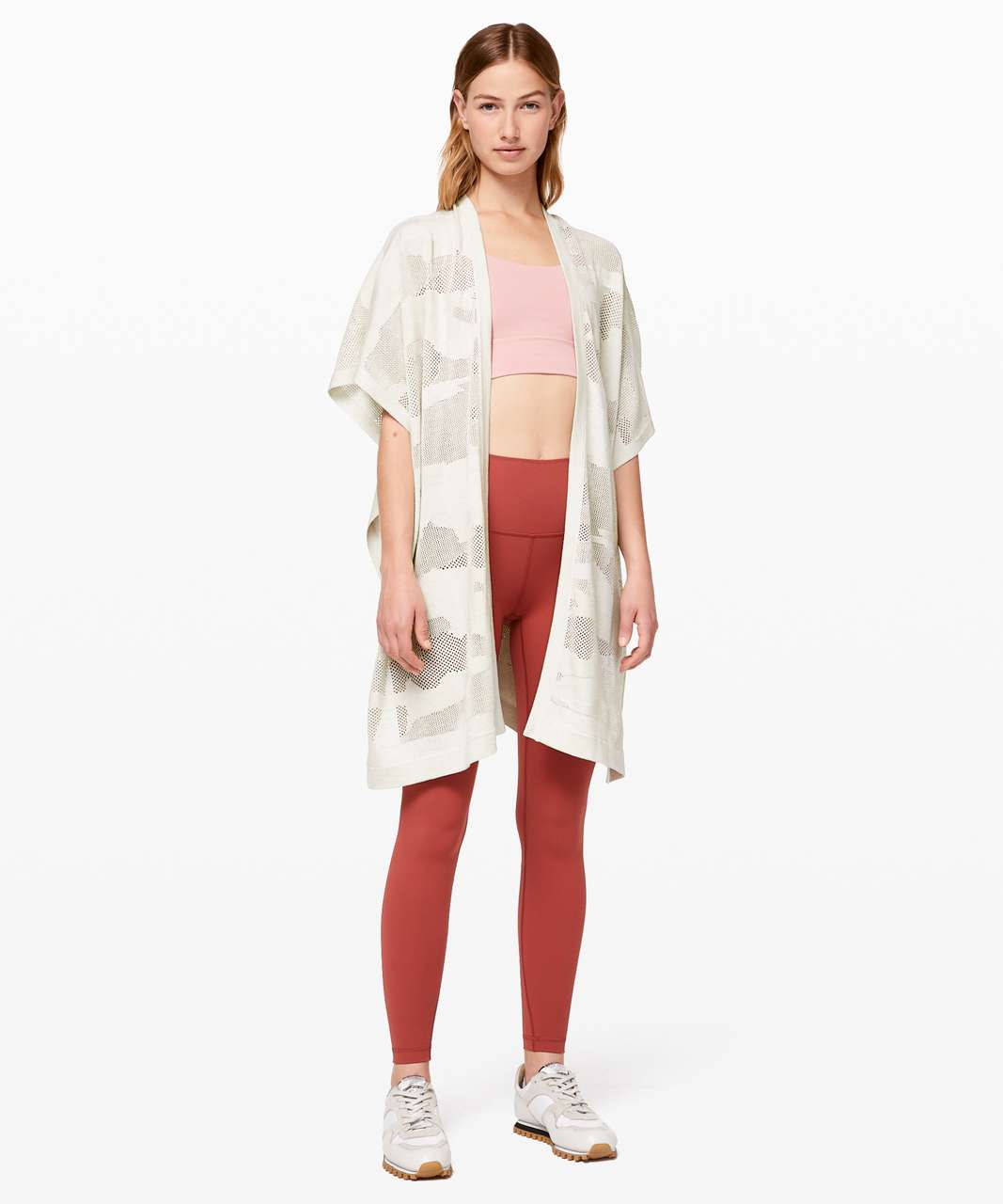 Lululemon Find Your Light Wrap - Heathered Light Ivory