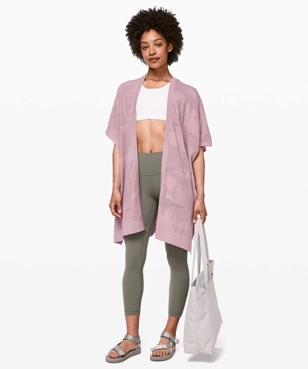 Lululemon Find Your Light Wrap - Heathered Vintage Mauve