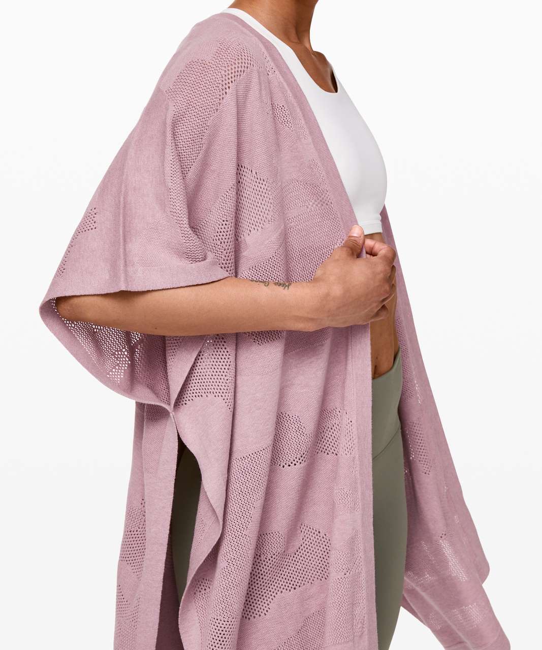 Lululemon Find Your Light Wrap - Heathered Vintage Mauve