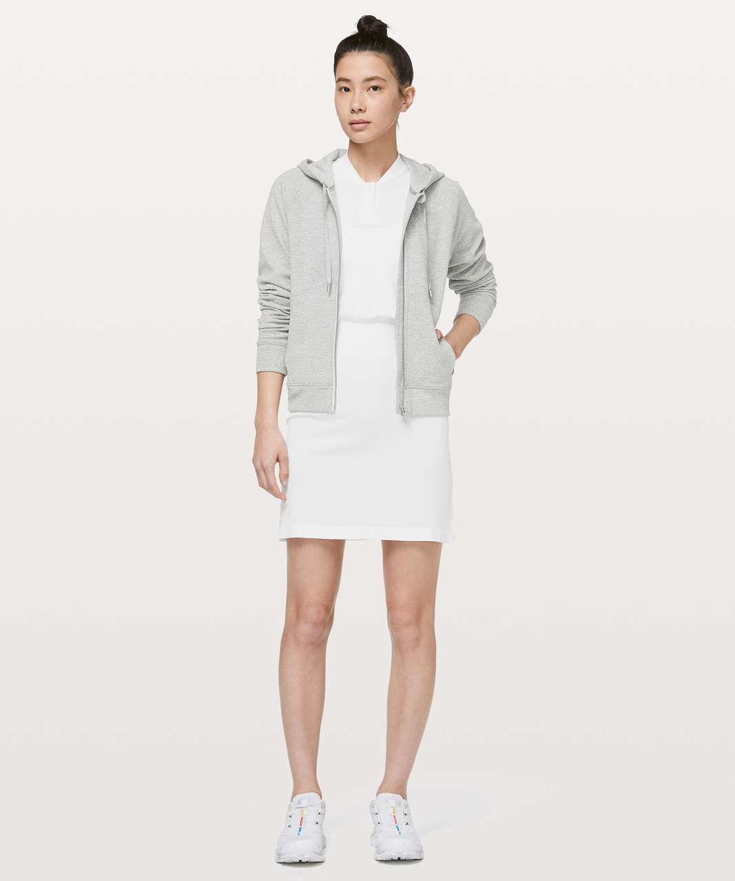 Lululemon Flex On Court Dress - White / White - lulu fanatics