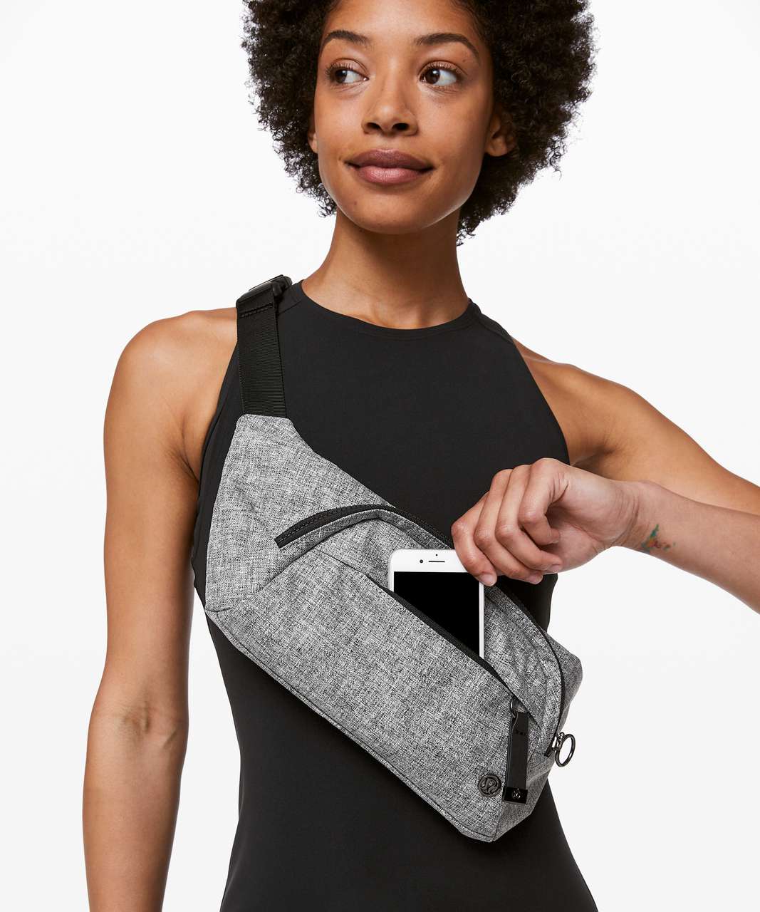 Lululemon On The Beat Belt Bag *4.5L - Heathered Black