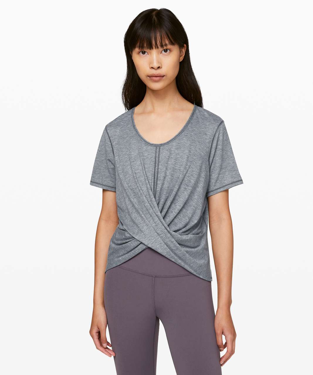 Lululemon Do the Daily Short Sleeve - Heathered Solar Grey