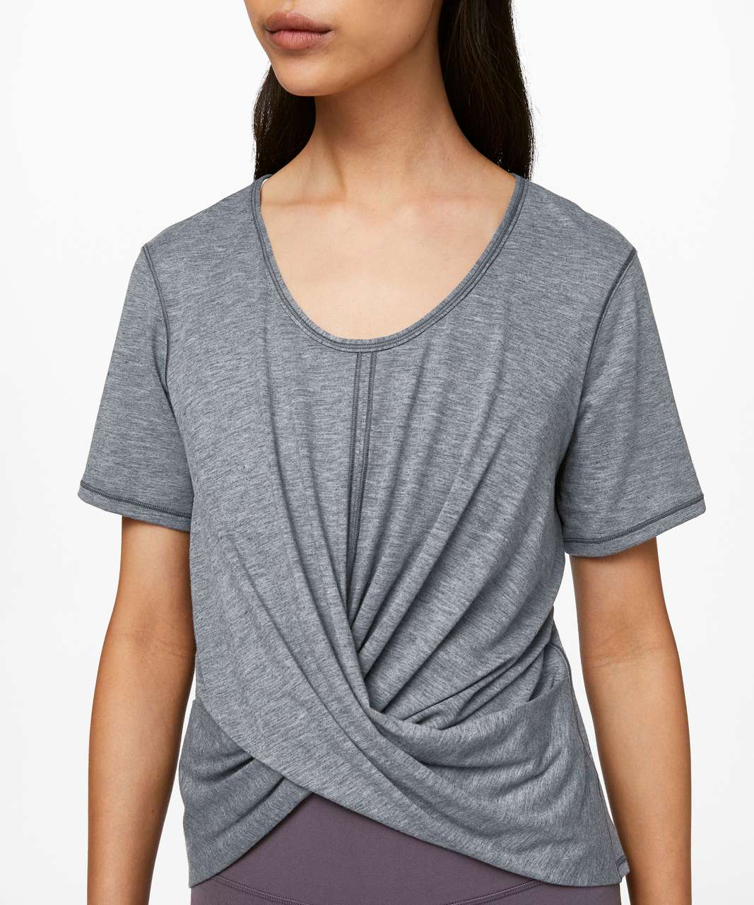 Lululemon Do the Daily Short Sleeve - Heathered Solar Grey