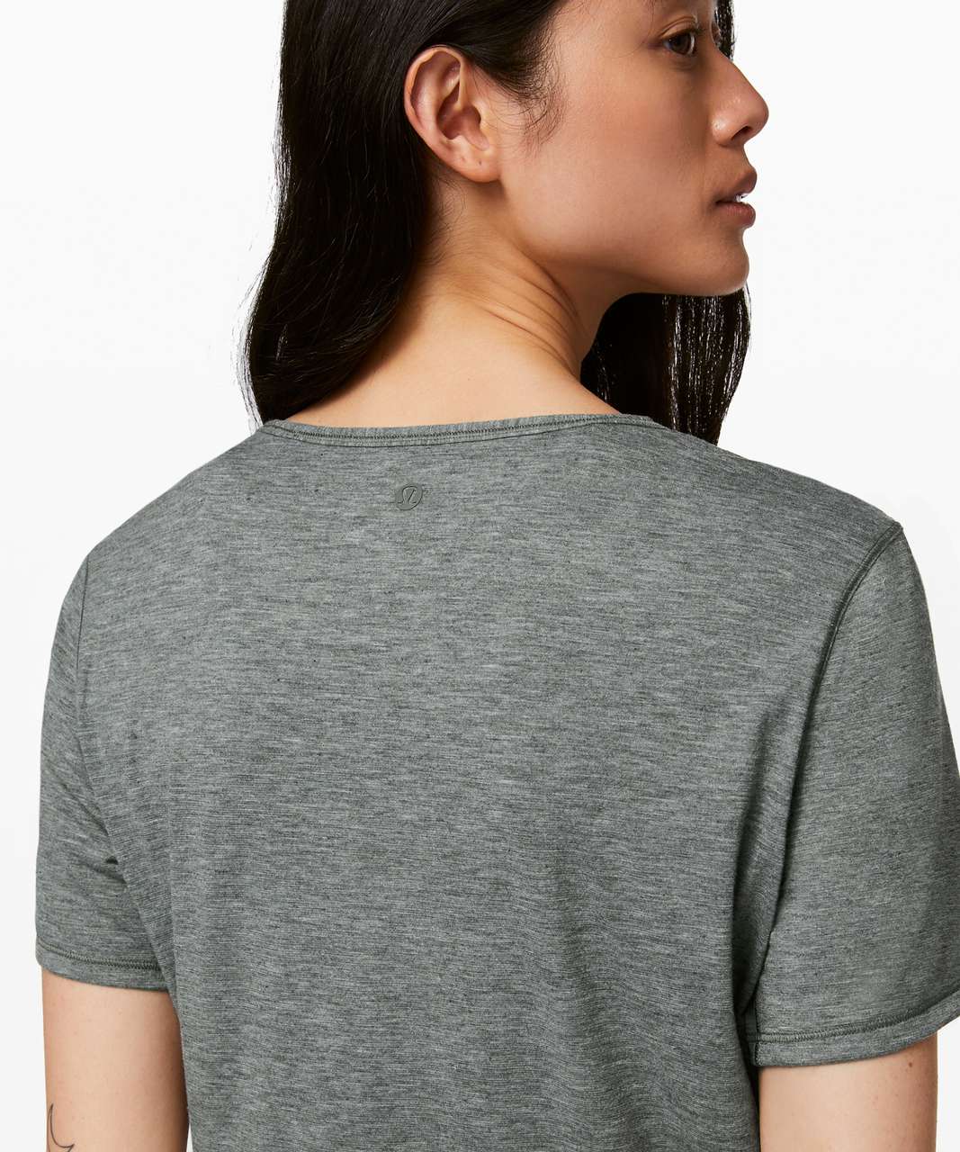 Lululemon Do the Daily Short Sleeve - Heathered Grey Sage