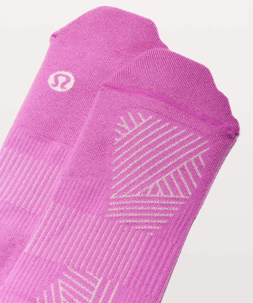 Lululemon Show Me The Distance Sock *Silver - Hyacinth / Pink Glow