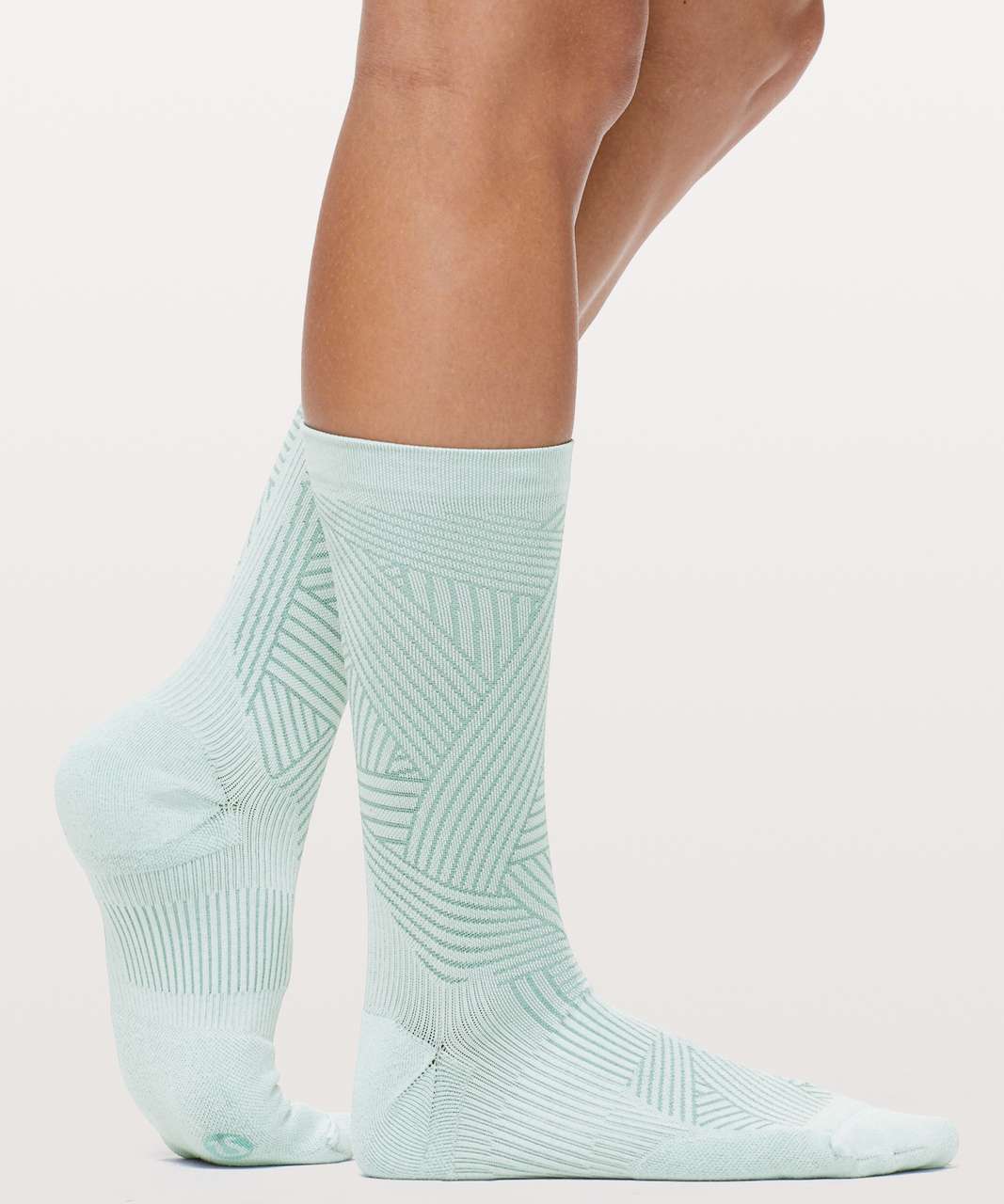 Lululemon Show Me The Distance Sock *Silver - Sheer Blue / Tokyo Teal