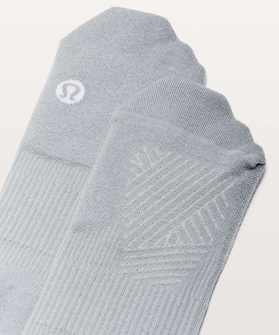 Lululemon Show Me The Distance Sock *Silver - Light Cast / White